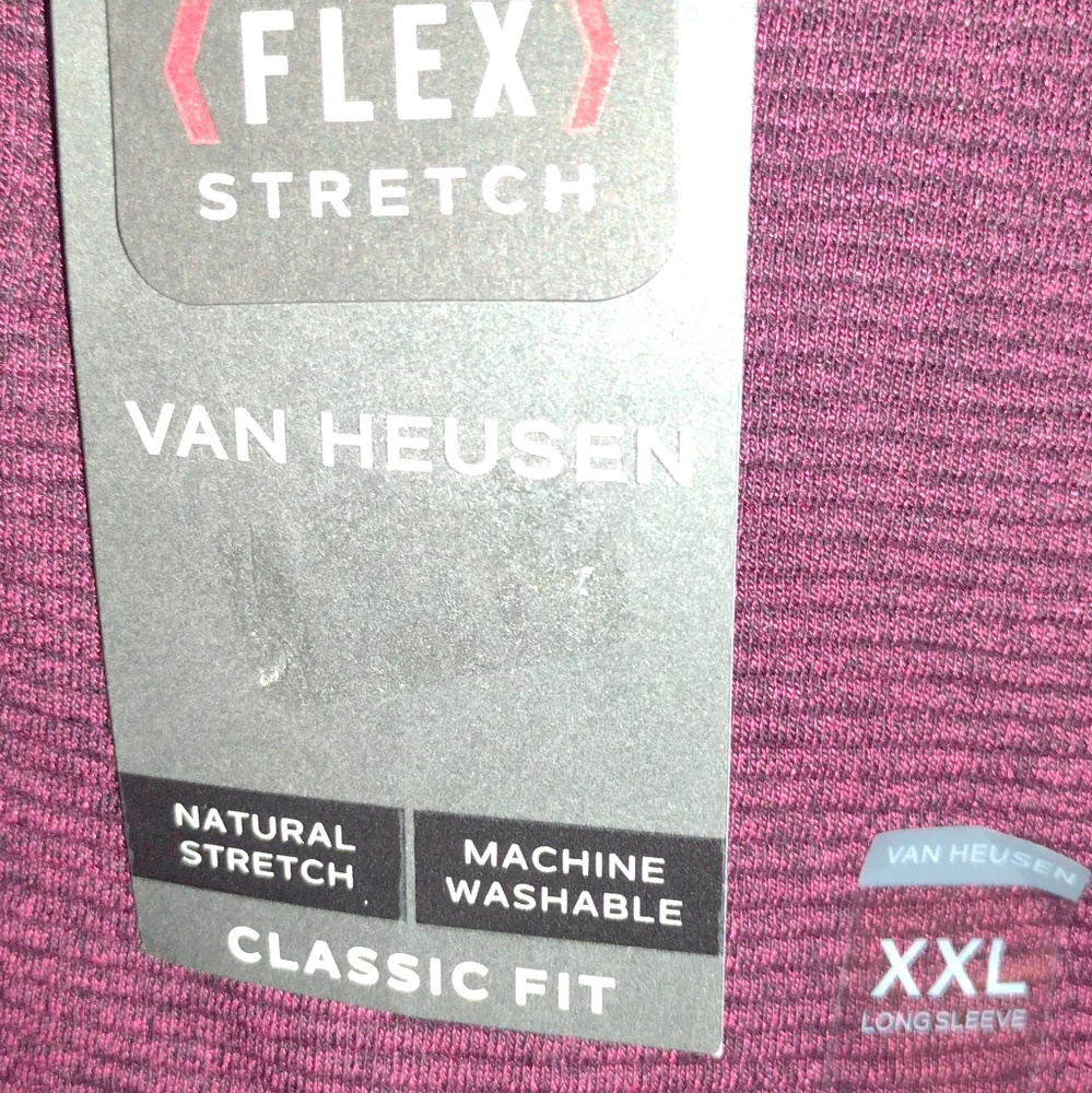 VAN HEUSEN long sleeve shirt 2XL - Picture 4 of 6
